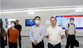 嘉华建材总监刘远征一行到乐橙游戏官网钒钛参观交流