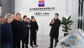 乐山市退休厅级领导一行到乐橙游戏官网调研